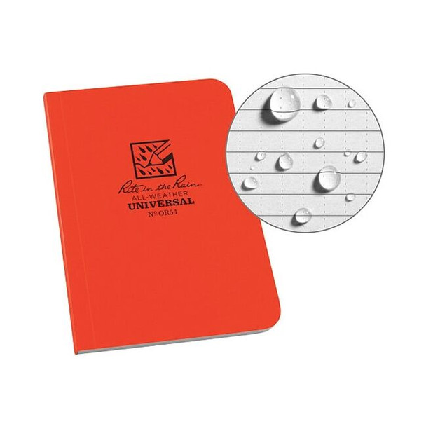 Rite in the Rain Notebook,Field Flex,3-1/8" x 5" Size OR54