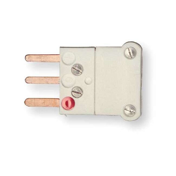 Tempco Thermocouple Plug,Cu,White,Mini 3Pin QD TCA-101-154