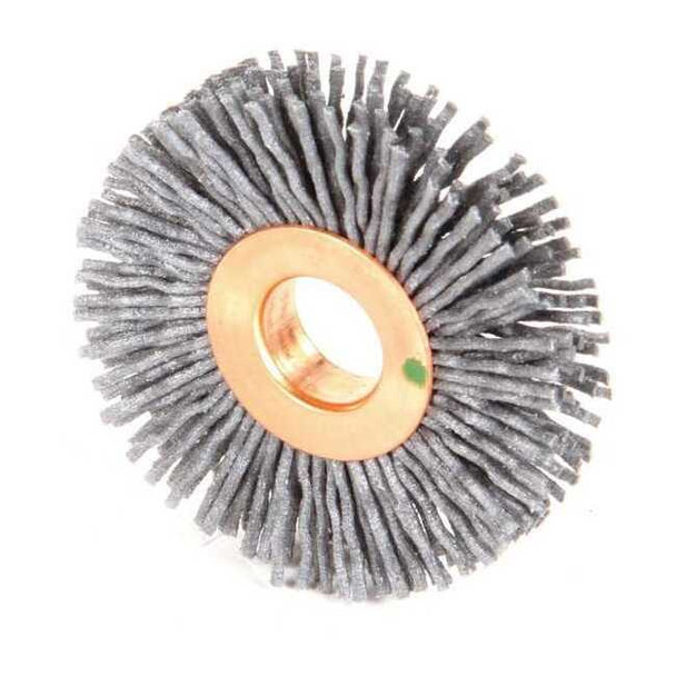Weiler Wire Wheel Wire Brush, Arbor, 2", 3/8" W 97456