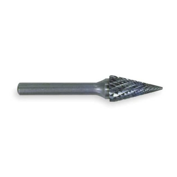 Widia Carbide Bur,Pointed Tree,1/8",Double Cut M41414