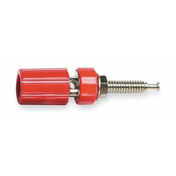 Pomona Electronics Standard Binding Post,2500VDC,15A,Red 3760-2