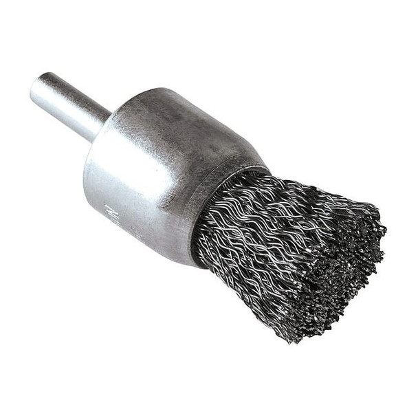 Makita 1" Crimped Wire End Brush, 1/4" Straight Shank B-63030