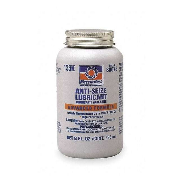 Permatex Anti-Seize Compound,Silver,8-Oz. Bottle 80078