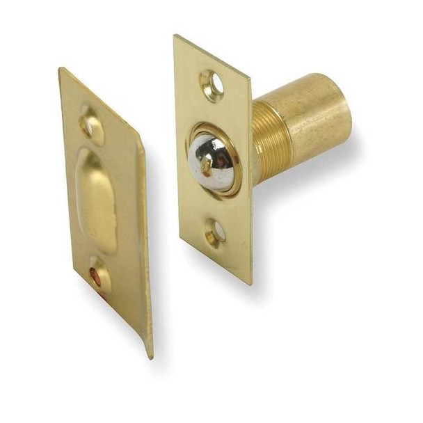 Grab Catch, Pull-to-Open, Roller, Catch/Latch Finish: Brass