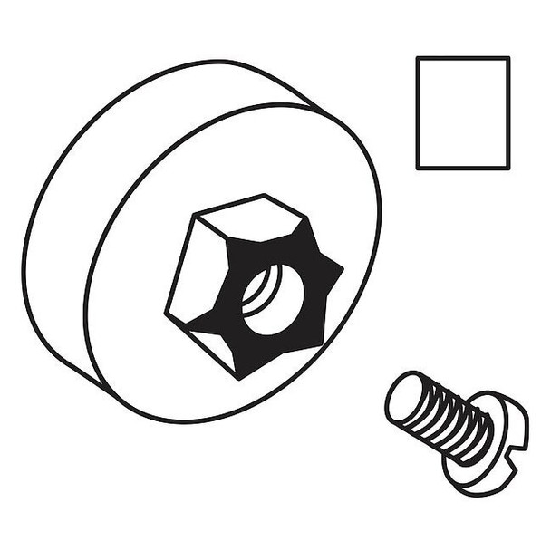 Manufacturer Varies Roller, Bottom, 3/8 in W, Gray 21-66