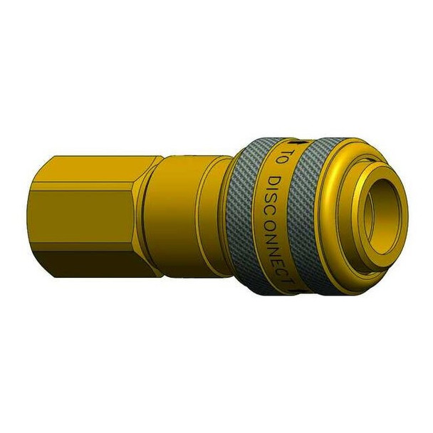 Dixon Female to Industrial Coupler,(F)NPT,1/2 4DF4-B
