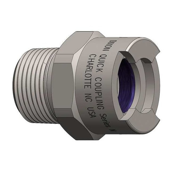 Dixon Female to Bowes Coupler,(M)NPT,1/2,Brass 4NM6-B