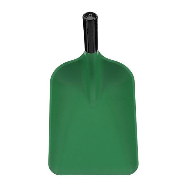 No. 3 Industrial Shovel Blade, Plastic Blade, 7 in L, Black Polypropylene Handle