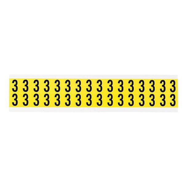 Brady Carded Numbers and Letters,3,PK32 3420-3