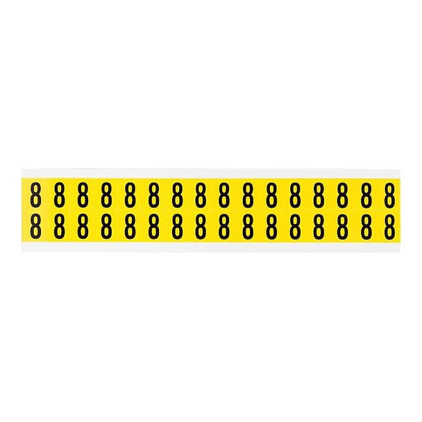 Brady Carded Numbers and Letters,8,PK32 3420-8