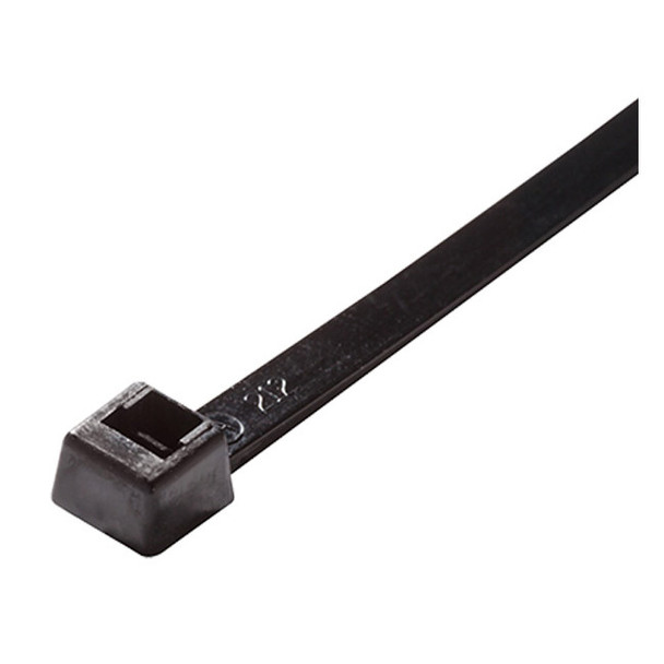 ACT Intermediate Cable Ties, 8", UV Black, 100/Pkg (AL-08-40-0-C)