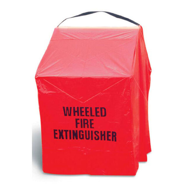 Heavy-Duty Wheeled Unit Cover, 53"H x 42"W x 30"D, Red, 1/Each