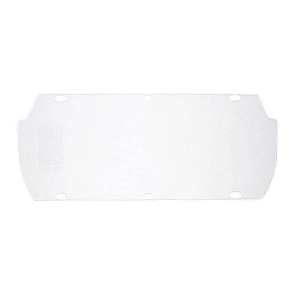 MCR Safety® Double Matrix Acetate Face Shield, Flat, Clear, 1/Each