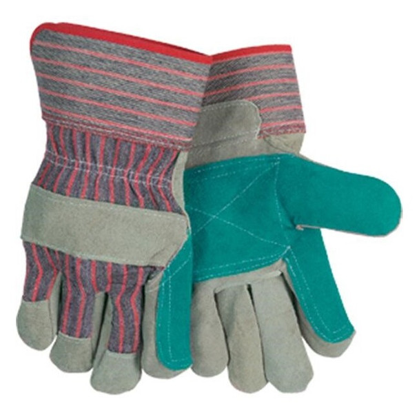 MCR Safety® Industry Standard Leather Palm Gloves, Gunn Pattern