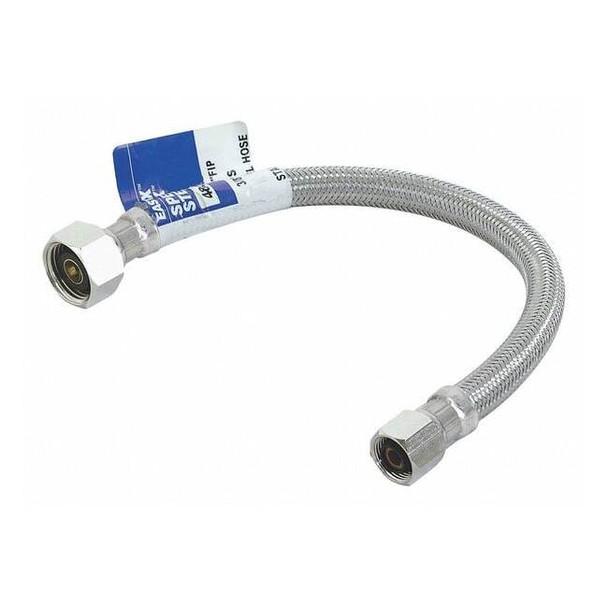 Manufacturer Varies Supply Line,1/2" Outlet,3/8" Inlet Size 48007