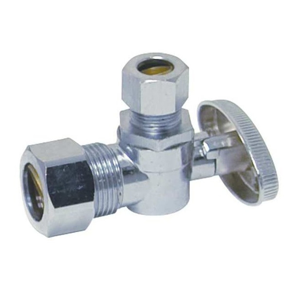 Manufacturer Varies Supply Stop,2-Way,5/8" Inlet,3/8" Outlet 10738lf