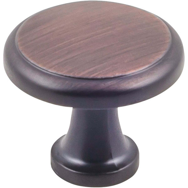 KasaWare 1-3/16 In. Dia. Brushed Oil Rubbed Bronze Cabinet Knob (10-Pack)