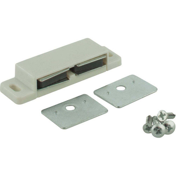 KasaWare White Double Magnetic Catch (2-Pack) KFCMD-A-WH2