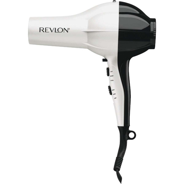 Revlon 1875W White/Black Shine Booster Hair Dryer RV484WHT