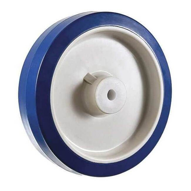 Manufacturer Varies Caster Wheel, 900 lb., 6 D x 2 In., Core Color: White 2RZD8