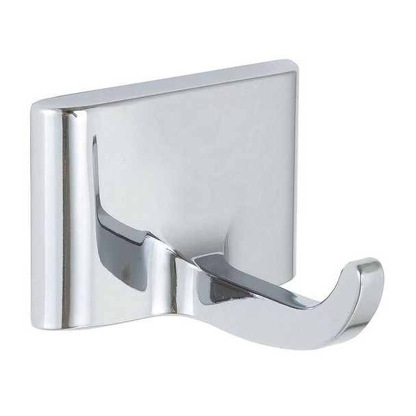 Manufacturer Varies 2 1/8 in W x 1 1/2 in H, Zamac, Bathroom Hook 4WMK7