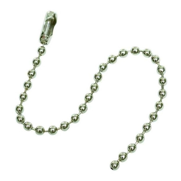 Manufacturer Varies Beaded Chain,4 1/2 in L,Iron,PK100 2YB23