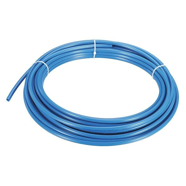Manufacturer Varies Tubing,1/4" OD,Nylon,Blue,50 Ft 2VDT6