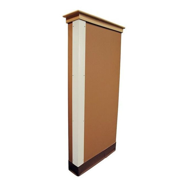Manufacturer Varies Corner Guard,Eggshell,Smooth,PVC,4 ft H 6YDE9