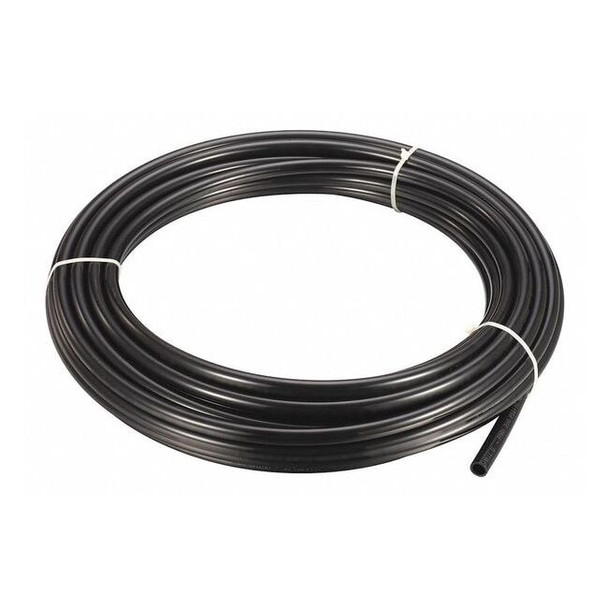Manufacturer Varies Tubing,1/8" OD,Nylon,Black,100 Ft 2VDP1