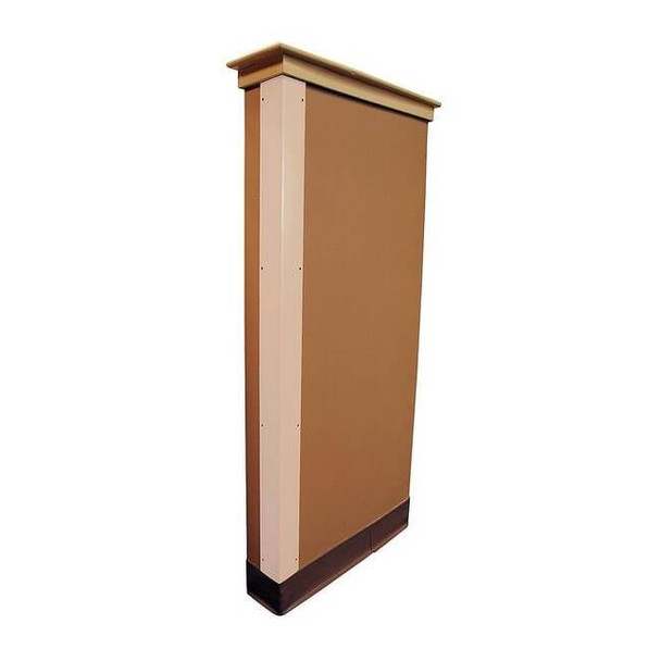 Manufacturer Varies Corner Guard,Almond,Smooth,PVC,4 ft H 5KZN2