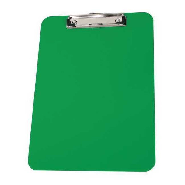 Manufacturer Varies 8-1/2" x 11" Plastic Clipboard, Dark Green 2LJX6