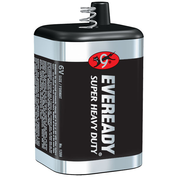 Eveready® Super Heavy Duty 6V Battery (Spring Term), 1/Each