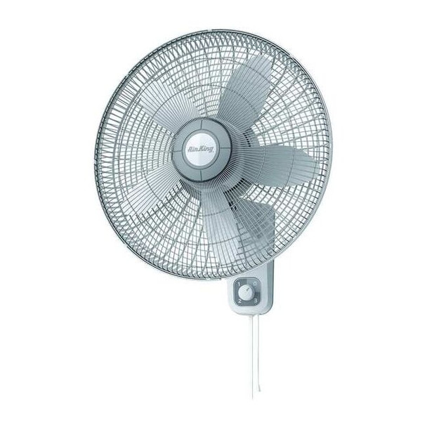Wall Mount Oscillating Fan W/ 18 in Blade Dia, 3 Speeds, 120V AC, 6 ft L Cord