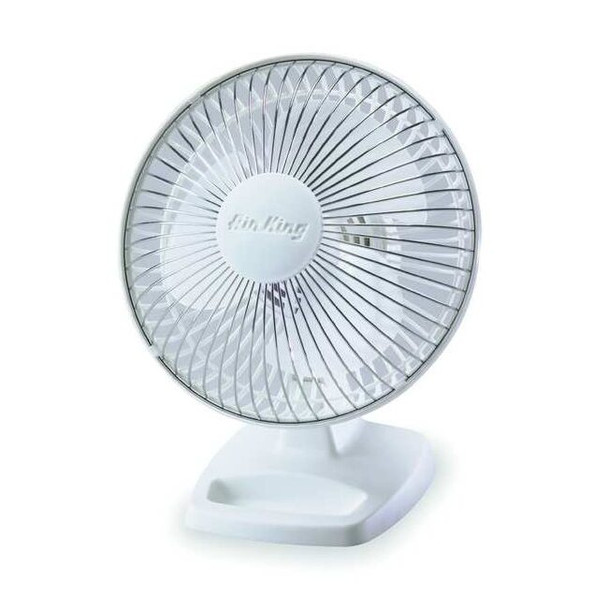 Air King Floor Fan, 6 in, Non-Oscillating, 2 Speeds, 120VAC, Tilting Head 9146