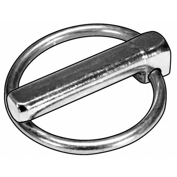 Itw Bee Leitzke Lynch Pin,1-9/16 in L,3/16 in Dia.,PK10 WWG-LPZ-187-1250