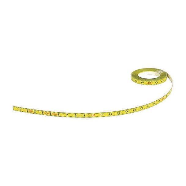 Us Tape 120 in Adhesive Tape Measure, 1/4 in Blade 59610