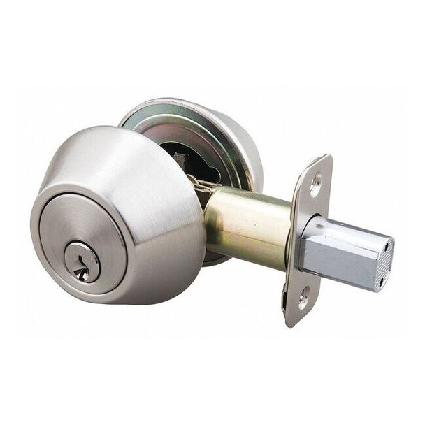 Ez-Flo Eastman Deadbolt,Steel,2-3/8" or 2-3/4" Backset 57782