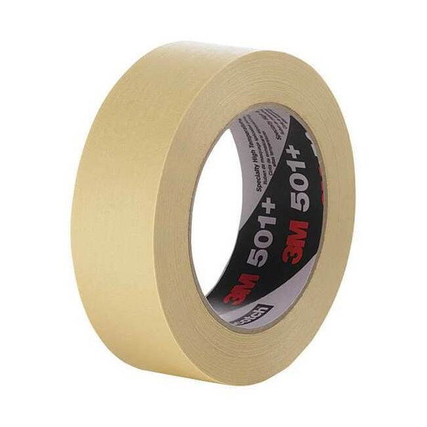 3m Painter's Tape, 24 mm W x 55 m L, 7.3 mil Thick, Tan, Rubber Adhesive 501+