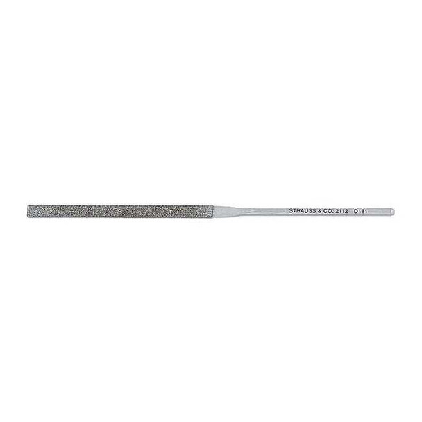 Strauss Needle File,Swiss,Equalling,5-1/2 In. L NF2112D91