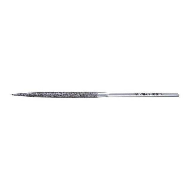 Strauss Needle File,Swiss,Half Round,5-1/2 In. L NF2152D126