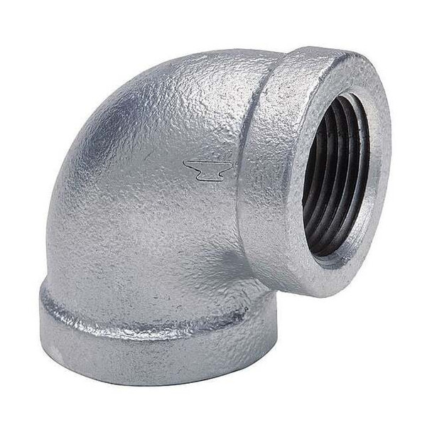 Anvil MalleableIron,90Elbow,1/2"NPTx1/2"NPT 0311000806