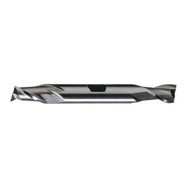 2-Flute HSS Square Double End Mill Cleveland HD-2 Bright 1/4"x3/8"x1/2"x3-3/8"