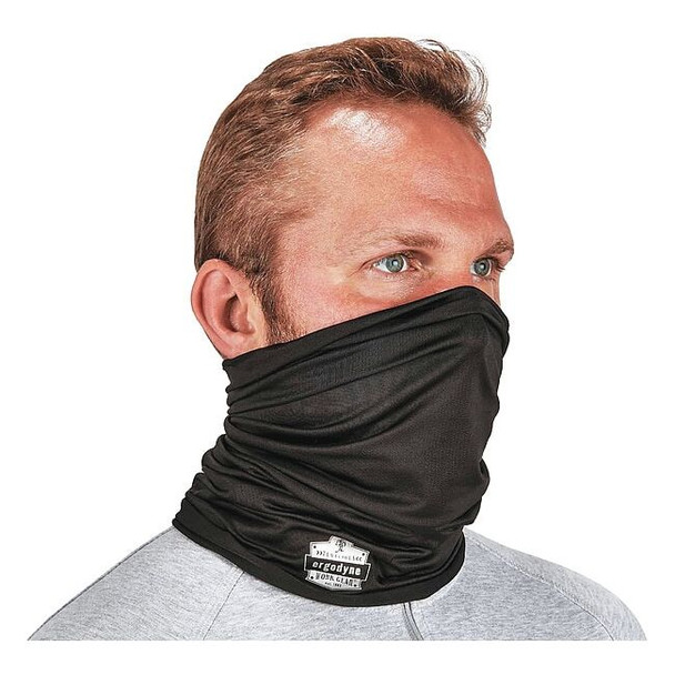 Ergodyne Neck Wrap, Polyester/Spandex, Black, Universal 6487