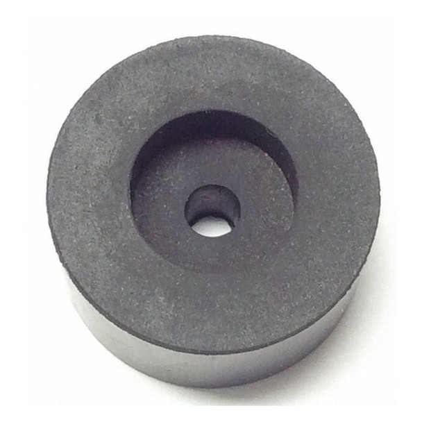 Manufacturer Varies Bumper, Rubber, Black, 3/8"H x 3/8"W, PK.25 2941-017