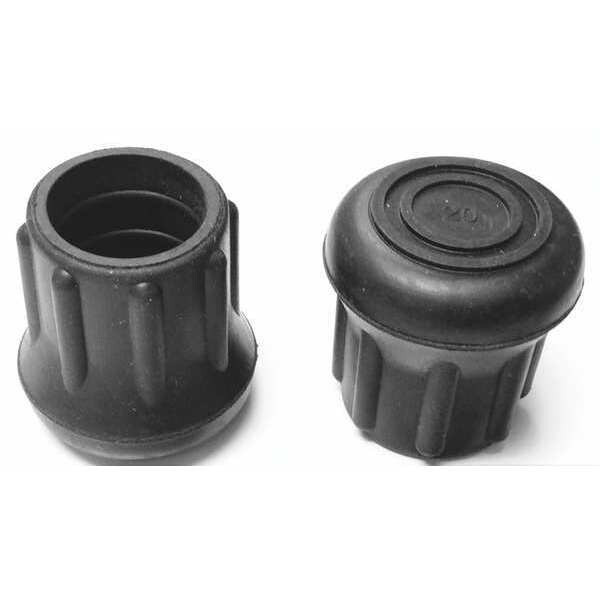 Manufacturer Varies Protective Leg Tip, SlipOn, Rd, 31/32", PK10 LTB 20B/W