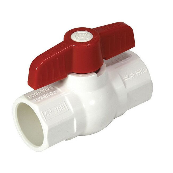 Nds Ball Valve,PVC Body,1" Pipe Sz E1410-10