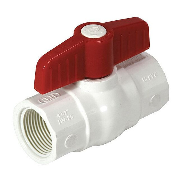 Nds Manual 2-Way Ball Valve,NPT,PVC E1420-10