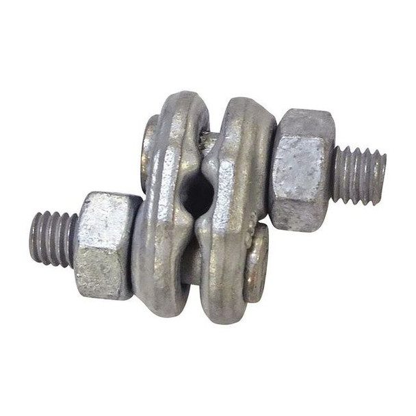 Crosby Wire Rope Dbl-Saddle Clip,1/4" Rope dia. 1010471