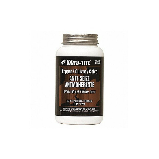 Vibra-Tite Anti Seize Compound,Jar,8 oz.,Copper 90718