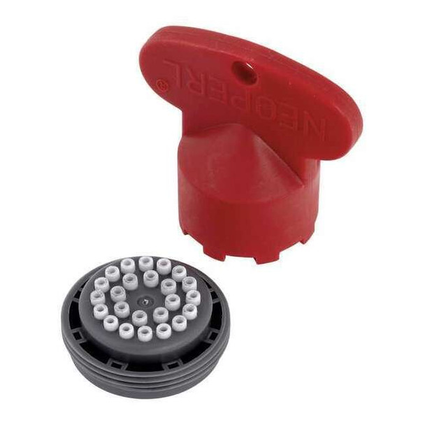 0.5 gpm Outlet, M24 Thread Size, Dark Gray, Plastic